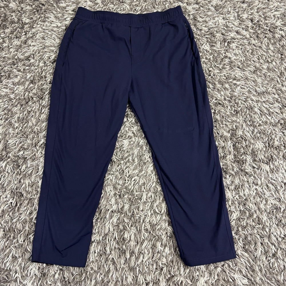Public Rec All Day Every Day Pant Mens 40/30 Navy Blue Tapered Athletic Stretch